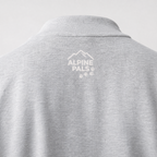 Sport gray sweater with 'Alpine Pals' logo on a light gray background