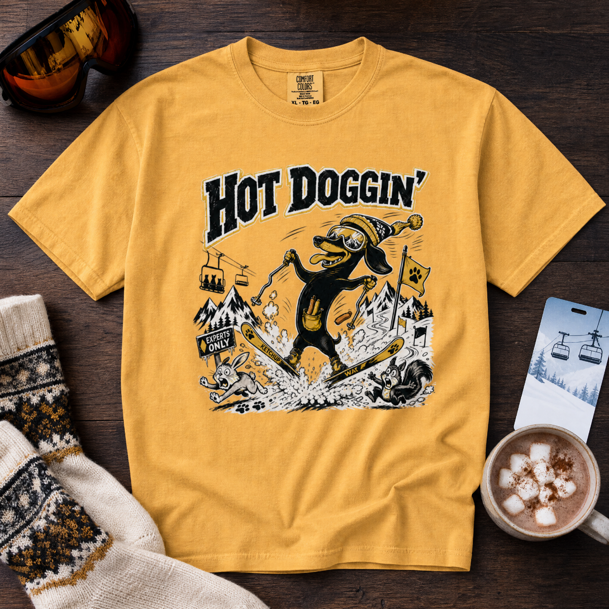 Hot Doggin' Heavyweight Tee